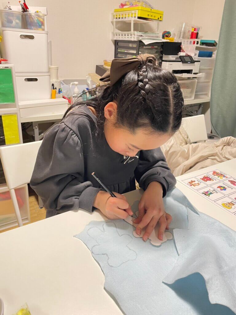 バレンタイン英語レッスン クラフト